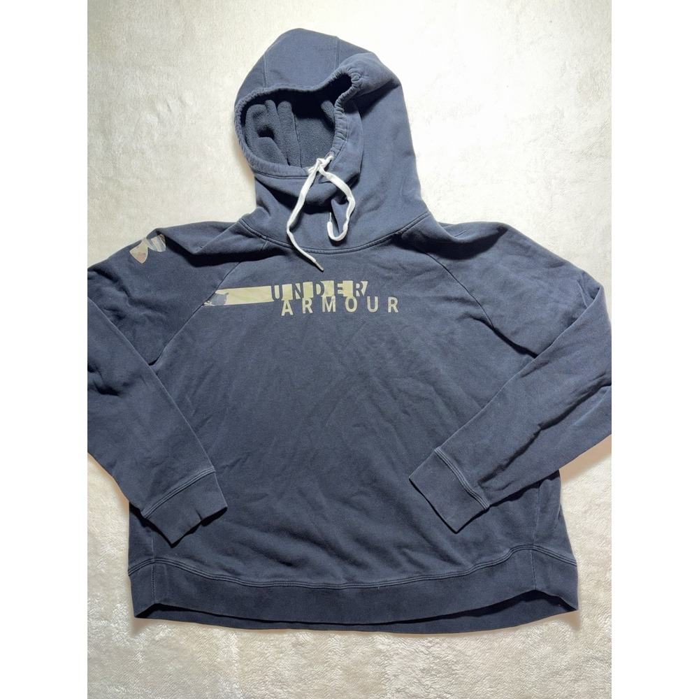 Under Armour Military Camo Print Series Hoodie Sweatshirt Men's Size 2XL